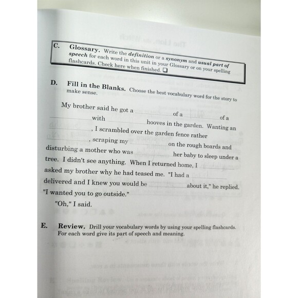 Total Language Plus The Lion, the Witch, & the Wardrobe Homeschool Language Arts - Picture 3 of 6